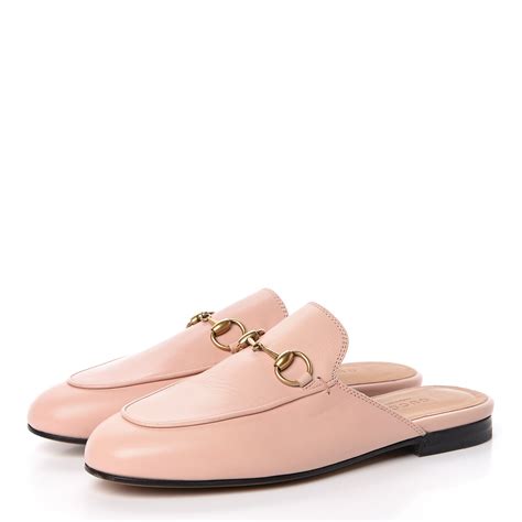 gucci pink princetown|gucci princetown leather slipper women.